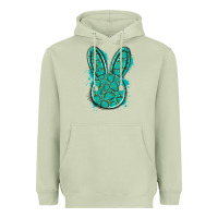 Matcha gemstone rabbit Heavyweight Hoodie - Artiststas