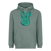 Sage gemstone rabbit Heavyweight Hoodie - Artiststas