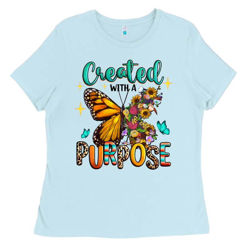 Created With A Purpose Ladies Tee by RanaPortraitStore | Teevron