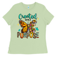 Matcha created with a purpose Ladies Tee - RanaPortraitStore
