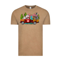 Vintage Coffee lpn nurse truck with cactus and sunflowers Vintage Tee - AdoDesignShop