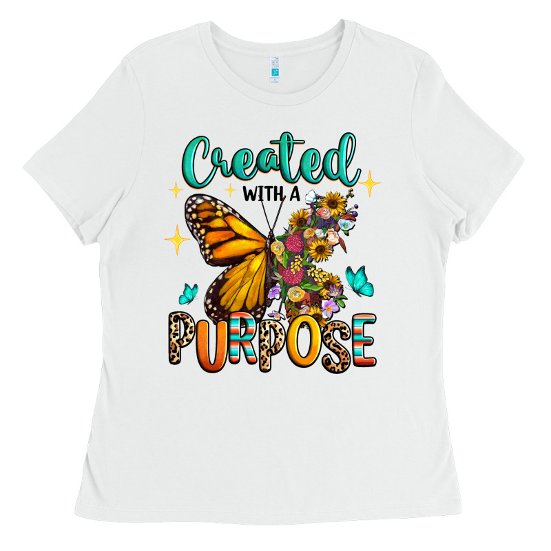 Created With A Purpose Ladies Tee by RanaPortraitStore | Teevron