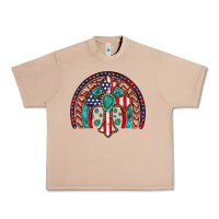 Burro gemstone cross american flag turquoise rainbow Urban Heavy Tee - Artiststas