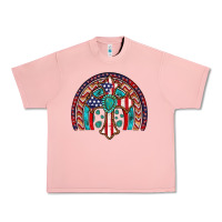 Salmon gemstone cross american flag turquoise rainbow Urban Heavy Tee - Artiststas