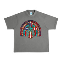 Tornado gemstone cross american flag turquoise rainbow Urban Heavy Tee - Artiststas