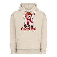 Pigment French Oak beary christmas Urban Hoodie - CowGirlArtShop