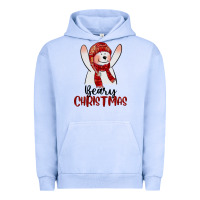Pigment Grape Ice beary christmas Urban Hoodie - CowGirlArtShop