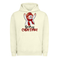 Pigment Pistachio beary christmas Urban Hoodie - CowGirlArtShop