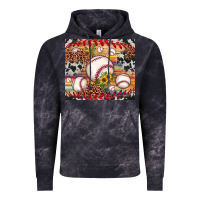 Cloud Black baseball leopard cowhide sunflower Vintage Hoodie - JahusDesignShop