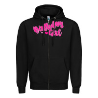 Black birthday girl Zipper Hoodie - MaliasSmallBusiness