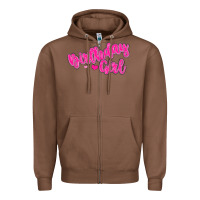 Chestnut birthday girl Zipper Hoodie - MaliasSmallBusiness