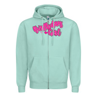 Seafoam birthday girl Zipper Hoodie - MaliasSmallBusiness