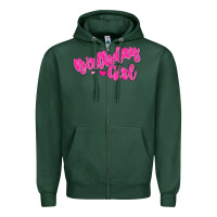 Sports Green birthday girl Zipper Hoodie - MaliasSmallBusiness