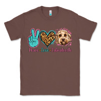Chestnut peace love labradoodle Classic Tee - Jasminsmagicworld