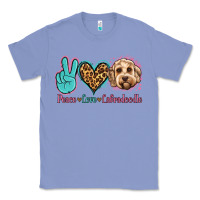 Colony Blue peace love labradoodle Classic Tee - Jasminsmagicworld