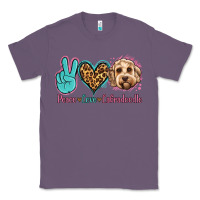 Lavender peace love labradoodle Classic Tee - Jasminsmagicworld