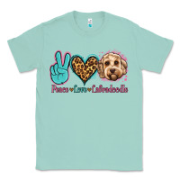 Seafoam peace love labradoodle Classic Tee - Jasminsmagicworld