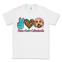 White peace love labradoodle Classic Tee - Jasminsmagicworld