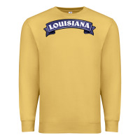 Antique Gold louisiana Premium Sweatshirt - BarkalooDesign