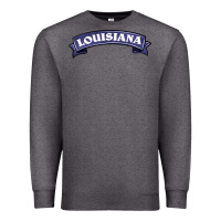 Charcoal Heather louisiana Premium Sweatshirt - BarkalooDesign