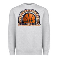 Heather Grey basketball rainbow Heavyweight Sweatshirt - JahusDesignShop