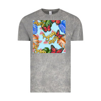 Cloud Rock summer and leaf seamless pattern Vintage Tee - BundleAndBundleShop