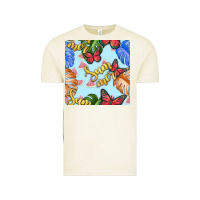 Vintage Arctic summer and leaf seamless pattern Vintage Tee - BundleAndBundleShop