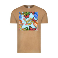 Vintage Camel summer and leaf seamless pattern Vintage Tee - BundleAndBundleShop