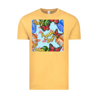 Vintage Mustard summer and leaf seamless pattern Vintage Tee - BundleAndBundleShop