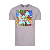 Vintage Zinc summer and leaf seamless pattern Vintage Tee - BundleAndBundleShop