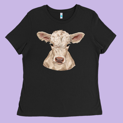Ladies Tee charolais calf