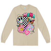 Mushroom retro mama Long Sleeve Tee - JahusDesignShop
