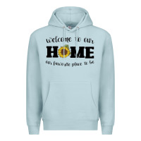 Blue Mist welcome to our Home Sunflower Premium Hoodie - Bettercallsaul