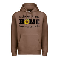 Chestnut welcome to our Home Sunflower Premium Hoodie - Bettercallsaul