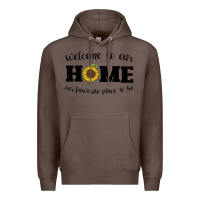 Coffee welcome to our Home Sunflower Premium Hoodie - Bettercallsaul