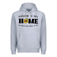 Heather Grey welcome to our Home Sunflower Premium Hoodie - Bettercallsaul
