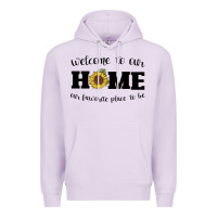 Lilac welcome to our Home Sunflower Premium Hoodie - Bettercallsaul