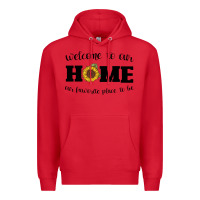 Red welcome to our Home Sunflower Premium Hoodie - Bettercallsaul
