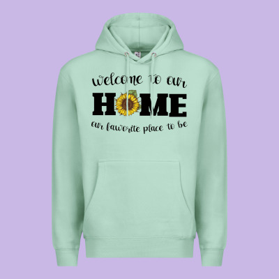 Welcome To Our Home Sunflower Premium Hoodie Designed By Bettercallsaul
