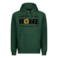 Sports Green welcome to our Home Sunflower Premium Hoodie - Bettercallsaul