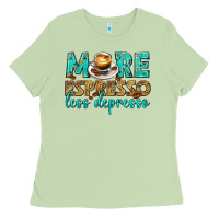 Matcha more espresso less depresso western Ladies Tee - texasbilliewilder