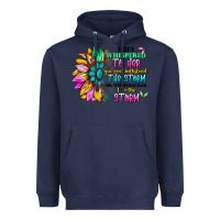 Navy they whispered to her you can't withstand the stor Heavyweight Hoodie - Artiststas