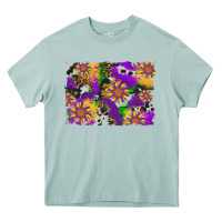 Arona mardi gras sunflower cowhide leopard and glitter background Heavy Core Tee - Artiststas