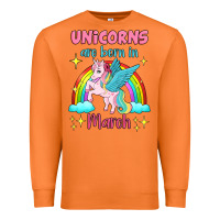 Carrot unicorns are born in march Premium Sweatshirt - Jasminsmagicworld