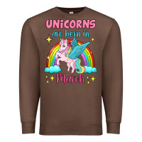 Chestnut unicorns are born in march Premium Sweatshirt - Jasminsmagicworld