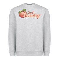 Heather Grey just peachy Heavyweight Sweatshirt - JahusDesignShop