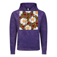 Cloud Purple valentines day daisy and leopard seamless pattern Vintage Hoodie - BundleAndBundleShop
