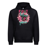 Black fight believe hope survive cancer awareness Urban Hoodie - CowGirlArtShop