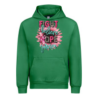 Emerald fight believe hope survive cancer awareness Urban Hoodie - CowGirlArtShop