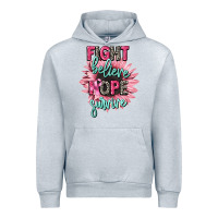 Heather Grey fight believe hope survive cancer awareness Urban Hoodie - CowGirlArtShop